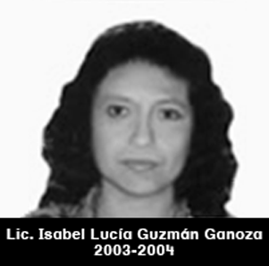 Lic. Isabel Lucía Guzmán Ganoza, decana del CNP (2003-2004)