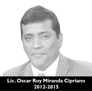 Lic. Oscar Roy Miranda Cipriano, decano del CNP (2012-2015)